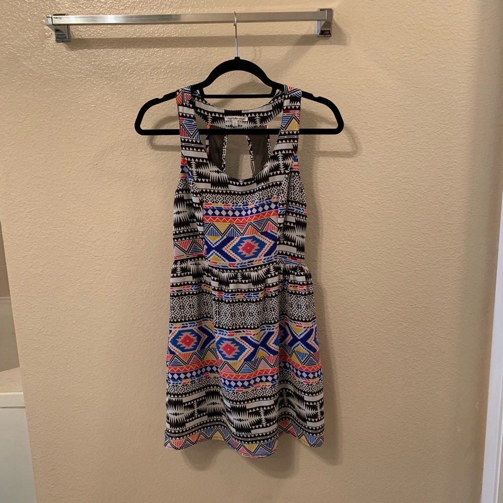 Aztec Print Dress